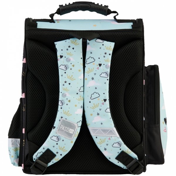 Tornister Szkolny Miś Panda dla Dziewczynek do Podstawówki Miętowy Paso