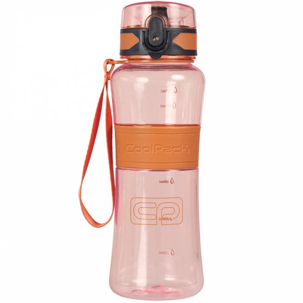 Pomarańczowa Butelka na Wodę Bidon Młodzieżowy 550ml Tritanum Free BPA CoolPack [67539CP]