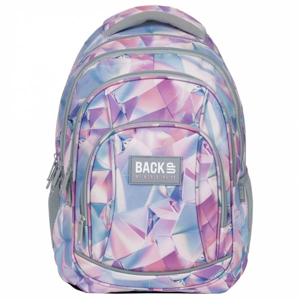 PLECAK BACKUP REFLEKSY SZKOLNY MŁODZIEŻOWY PASTELOWY ZESTAW 5 ele.