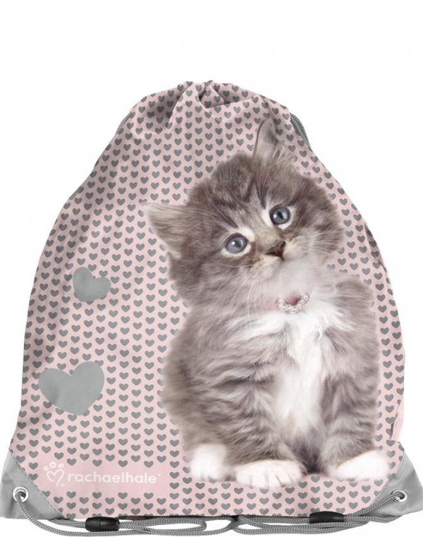 Szkolny Plecak na Kółkach Kot Kotek dla Dziewczyny [RLD-887]
