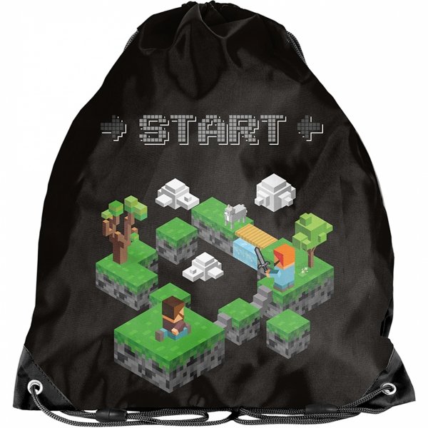 PLECAK SZKOLNY MINECRAFT DLA CHŁOPAKÓW GAMER ZESTAW 5w1 DO KLAS 1-3 