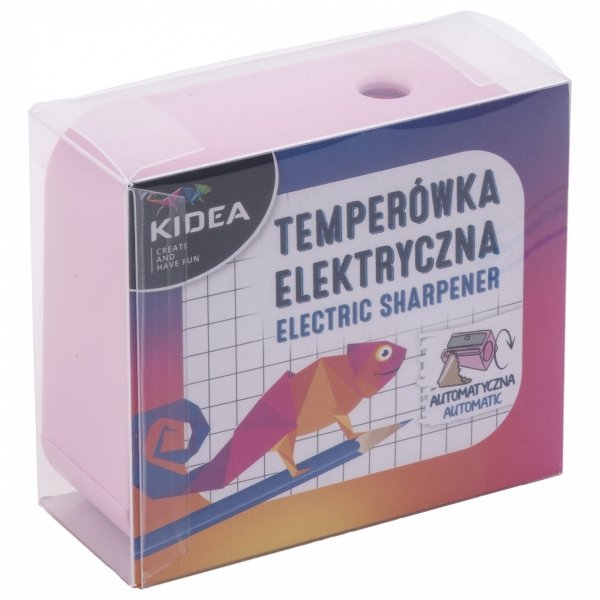 Różowa TEMPERÓWKA ELEKTRYCZNA AUTOMATYCZNA KIDEA SZKOLNA Pojedyńcza [TELIKA]