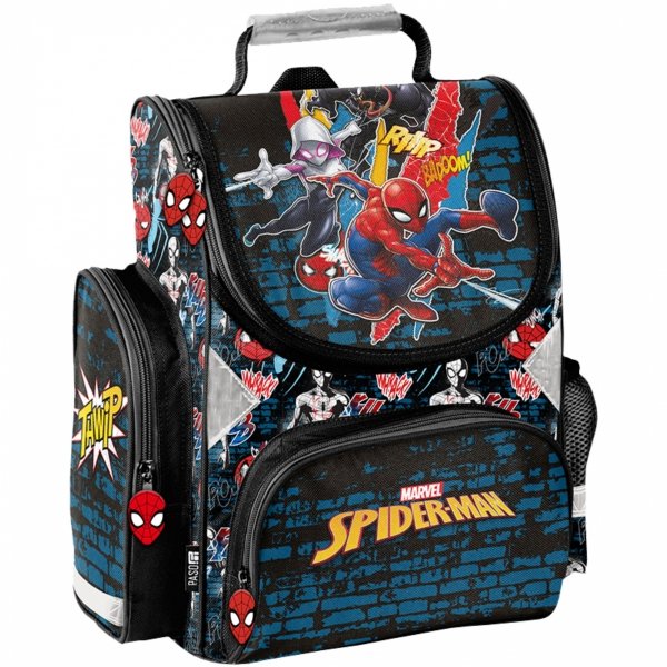 TORNISTER SPIDERMAN SZKOLNY MARVEL DO KLAS 1-4 KOMPLET 3 ele. DLA CHŁOPAKA