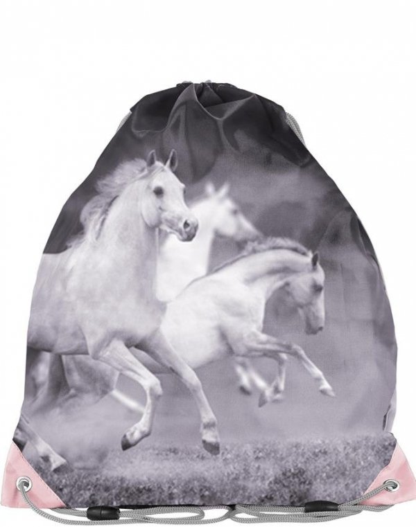 Plecak na Kółkach Konie Szkolny dla Dziewczynki Zestaw [PP19HS-997]