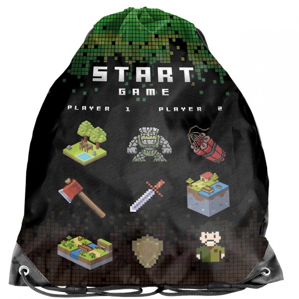 Plecak z Kółkami Minecraft dla Chłopaka w Komplecie 5w1 [PP22CR-997]