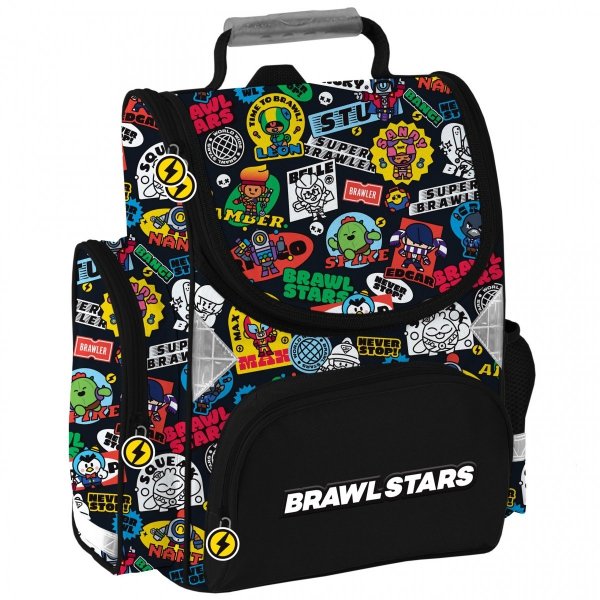 Brawl Stars Tornister Szkolny Gry Gra Chłopięcy Czarny [BS22CC-525]