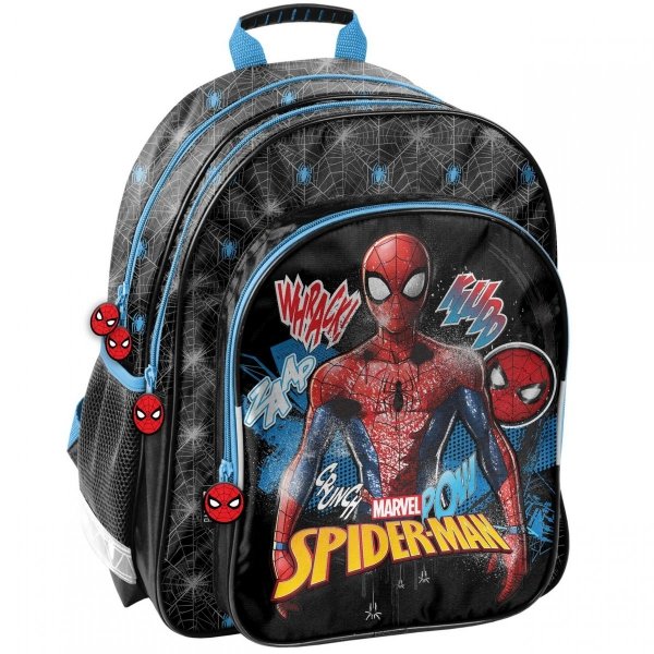 Komplet 5w1 Plecak Spider-Man Szkolny dla Chłopaków Paso [SP22LL-090]