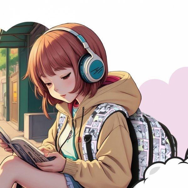 MANGA PLECAK BACKUP SZKOLNY DZIEWCZĘCY ZESTAW 5W1 ANIME KOMIKS MŁODZIEŻOWY