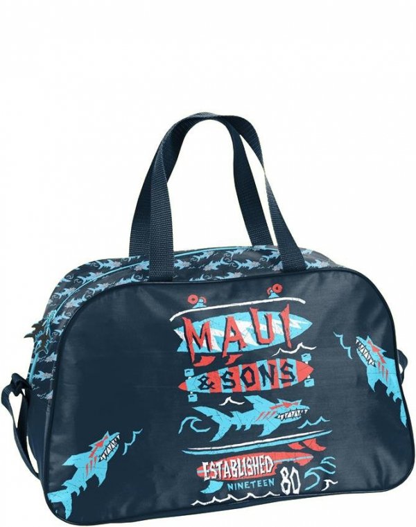 Szkolny Tornister Maui&amp;Sons dla Chłopaka Rekiny [Maul-525]