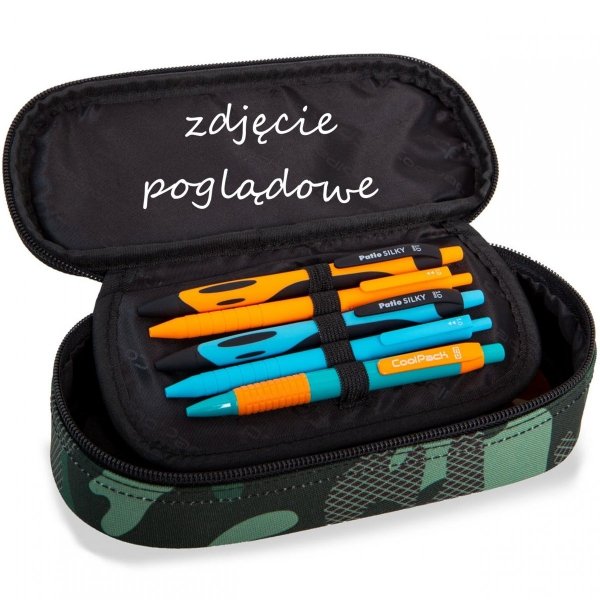 Młodzieżowy Piórnik CoolPack Cp Szkolny Czerwone Kwiaty [86462CP]