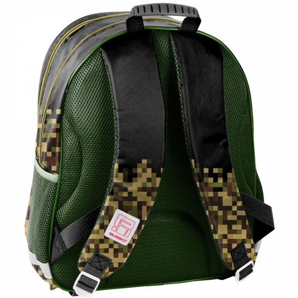 Gamer Plecak Szkolny Gra Minecraft Pixele zestaw 3ele. do 1 klasy [PP22GM-090]