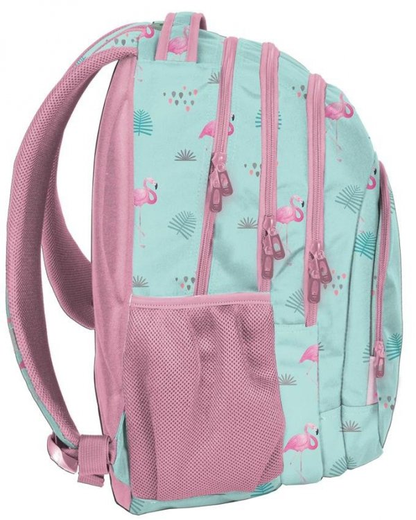 Modny Plecak Różowe Flamingi Młodzieżowy Szkolny [PPLF19-2706]