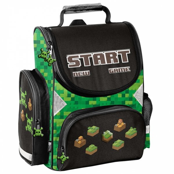 MINECRAFT TORNISTER GRA SZKOLNY GAMING GRY GAMING DLA CHŁOPAKÓW KOMPLET 5w1