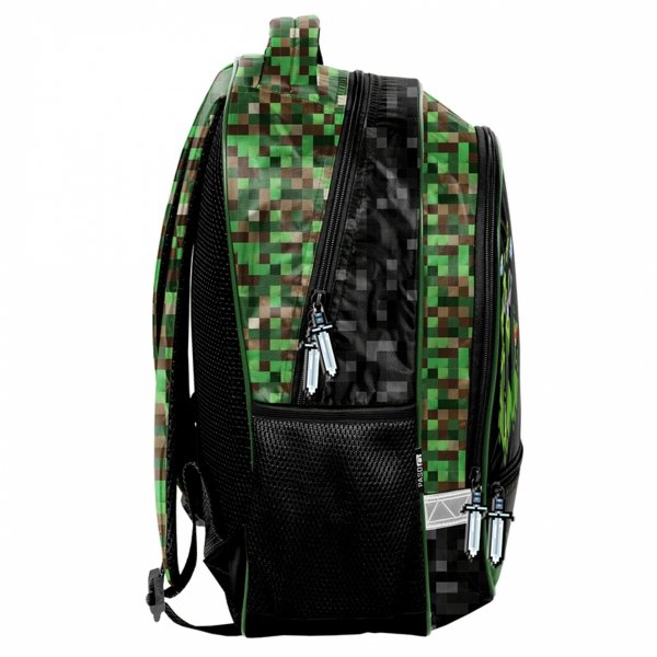 PLECAK MINECRAFT SZKOLNY KOMPLET 6w1 GAMING GRY DO 1 KLASY DLA CHŁOPAKÓW