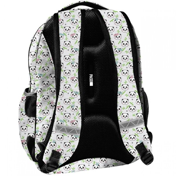Szkolny Plecak Paso dla Dziewczyny Misie Panda Komplet 3w1 [PP21PN-2706]