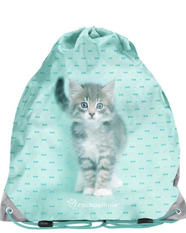 Kot na Plecaku Szkolnym dla Dziewczyny do Szkoły [RLC-116]