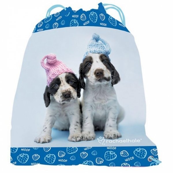 WOREK SZKOLNY z PIESKIEM NA BUTY OBUWIE KAPCIE DLA DZIEWCZYNY DOG