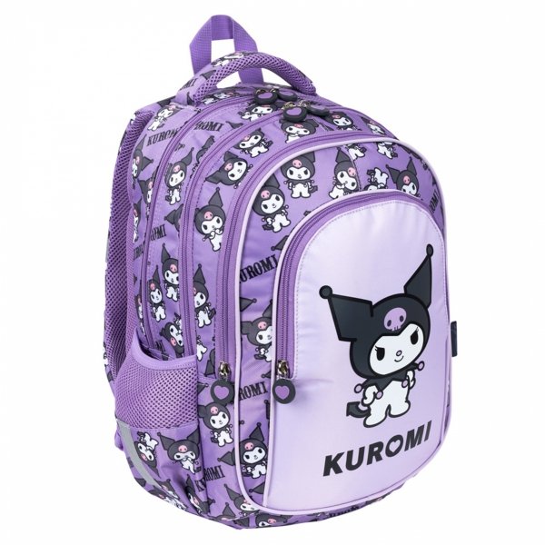 KUROMI VIOLET PLECAK KOMPLET 5 ele MAJEWSKI DLA DZIEWCZYNY 4-komorowy