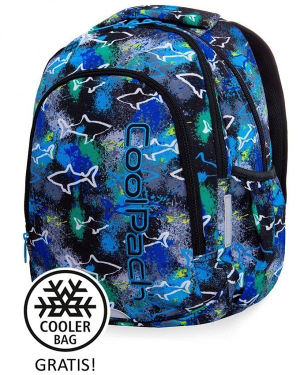 Plecak CP CoolPack Młodzieżowy SHARKS dla Chłopaka [B25032]