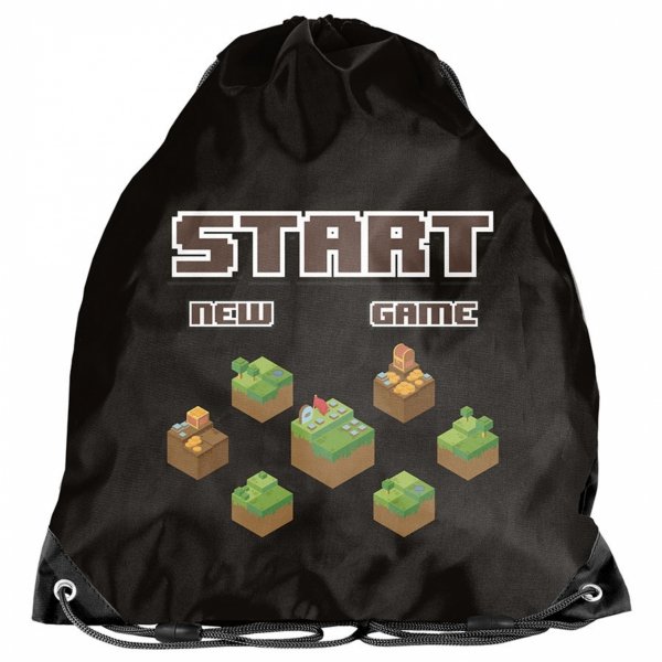 KOMPLET 3w1 PLECAK MINECRAFT SZKOLNY GAMING GAMER DO 1 KLASY DLA CHŁOPAKA