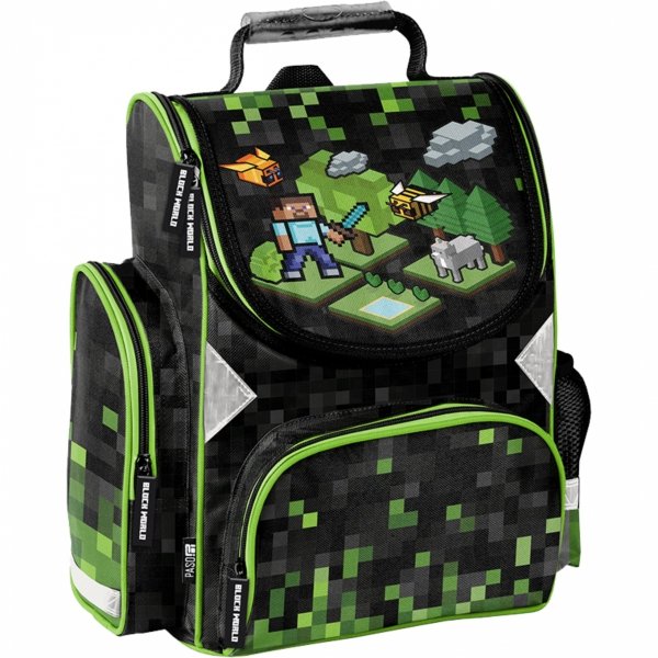 Chłopięcy Tornister do Szkoły Minecraft Gra Piksele [PP23XL-525]