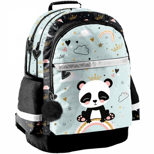 PANDA MIŚ PLECAK ZESTAW SZKOLNY DZIEWCZĘCY DO 1 KLASY PODSTAWÓWKI Z MISIEM