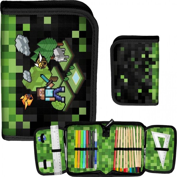 Minecraft Piórnik chłopięcy na Zajęcia Szkolne Gamer [PP23XL-P001]