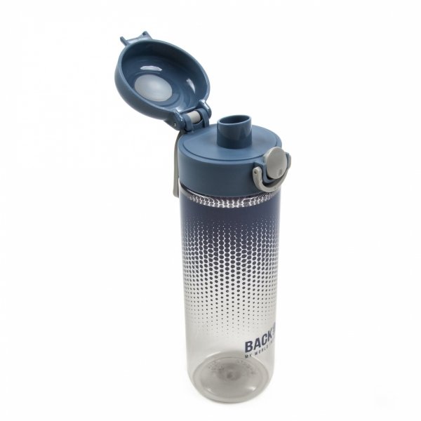 BIDON FREE BPA BACKUP 600ml MŁODZIEŻOWY NIEBIESKI BUTELKA NA WODĘ GRANATOWA