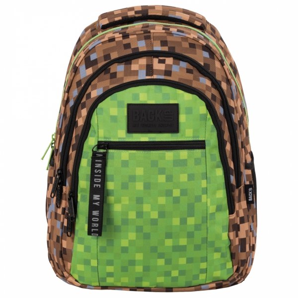 MINECRAFT PLECAK BACKUP DLA CHŁOPAKA SZKOLNY TORNISTER DERFROM