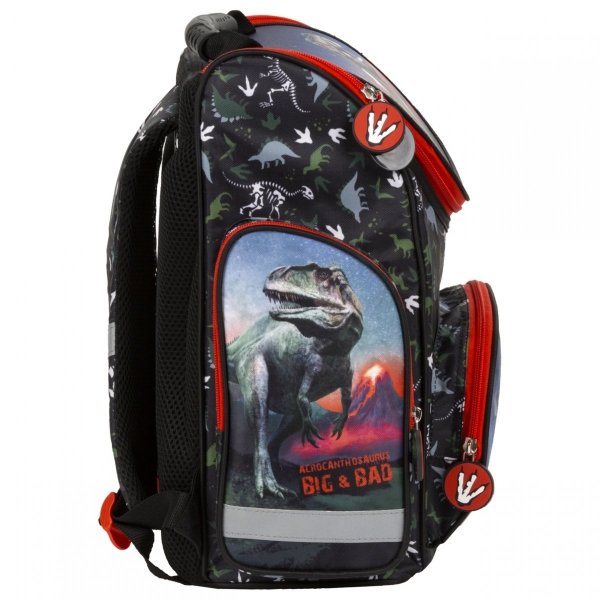 Tornister Tyranozaur Chłopięcy Zestaw Szkolny Dinozaur [TEMBDN17]