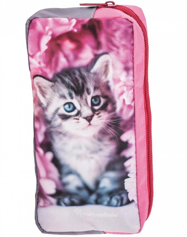 Plecak na Kółkach z Kotem Kot Szkolny Zestaw dla Dziewczynki [RAM-1220]