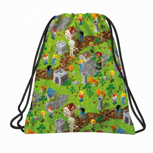 GAMER GAMING MINECRAFT PLECAK CHŁOPIĘCY BACKUP DO PODSTAWÓWKI ZESTAW 5el