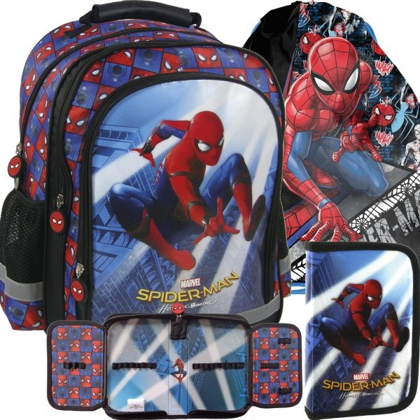 Plecak dla Chłopaka Spider Man Szkolny Nowoczesny [PL15BSM13]
