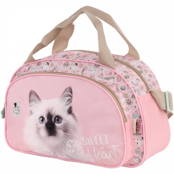 KOTEK TORBA SZKOLNA KOT SPORTOWA NA BASEN DLA DZIEWCZYNEK Z KOTKAMI CATS