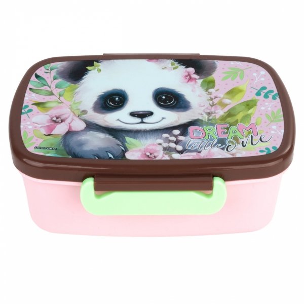 ŚNIADANIÓWKA PANDA DLA DZIEWCZYNEK Z MISIEM KANAPNIK NA DRUGIE ŚNIADANIE
