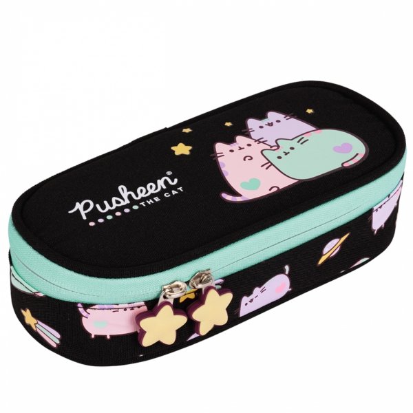 PUSHEEN PASTEL KOMPLET 4elem. MAJEWSKI DLA DZIEWCZYNY PLECAK KOT KOTKI