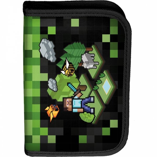 Zestaw 5ele. Szkolny Plecak Piksele chłopięcy Minecraft [PP23XL-116]