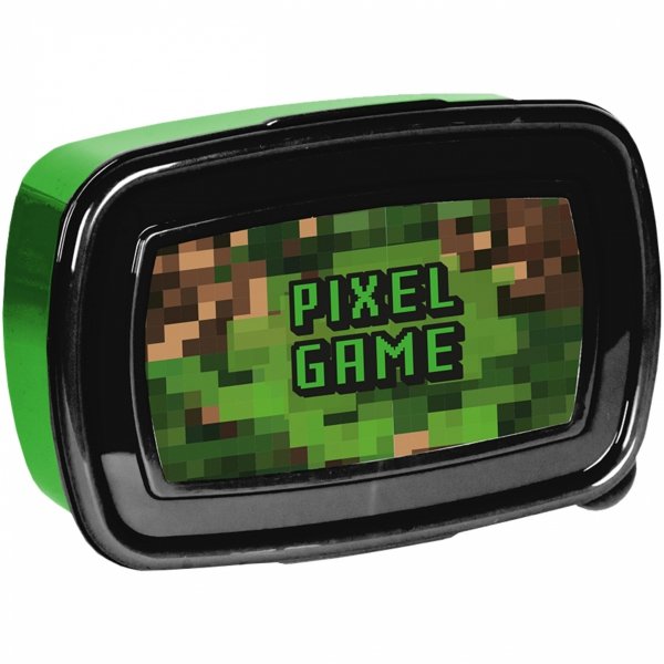 PIKSELE MINECRAFT BIDON ŚNIADANIÓWKA GRA GAMER ZESTAW GAMING DLA CHŁOPAKA