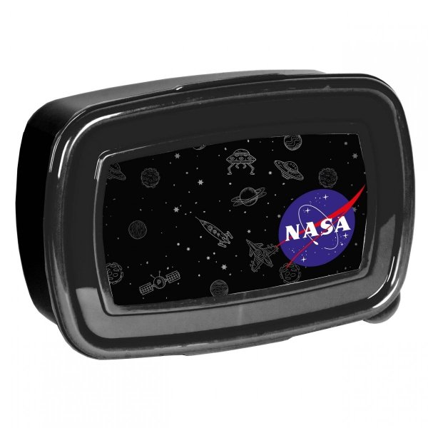 Śniadaniówka Bidon NASA Czarny dla Chłopaka Zestaw [PP21NN-3021]