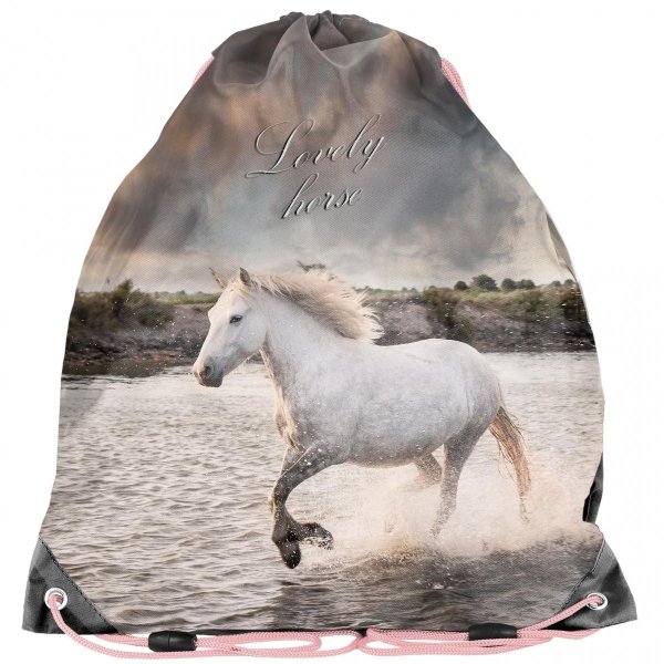 Komplet 5w1 Plecak Szkolny Koń dla Dziewczyny Paso [PP22HR-116]
