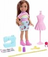 Mattel Lalka Barbie Chelsea Możesz być Kariera Projektantka mody