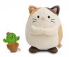 NICI 61147 Maskotka Kot Angy 16cm z kaktusem w pudełku prezentowym MyMochi