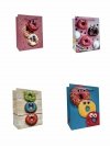 Torebka ozdobna prezentowa Donuty 303C 18x23x12cm mix cena za 1 szt
