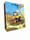 Torebka ozdobna prezentowa 4wz 26x32x10cm JP 512B Pojazdy mix cena za 1 szt