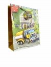 Torebka ozdobna prezentowa 4wz 26x32x10cm JP 512B Pojazdy mix cena za 1 szt