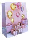 Torebka ozdobna prezentowa Balony, prezenty JP-A937C 18x23x10cm mix cena za 1 szt