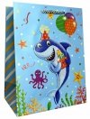 Torebka ozdobna prezentowa dziecięca JP653B 26x32x10cm mix cena za 1 szt