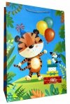 Torebka ozdobna prezentowa dziecięca Zwierzęta JP654B 26x32x10cm mix cena za 1 szt