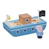 PROMO Peppa Pig - Drewniana łódka z figurką Świnka Peppa 07209