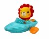 PROMO Fisher-Price Zabawka do kąpieli Nakręcana Łódeczka + Figurka Lew CFGMBT003A